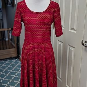 LuLaRoe Nicole Dress - L